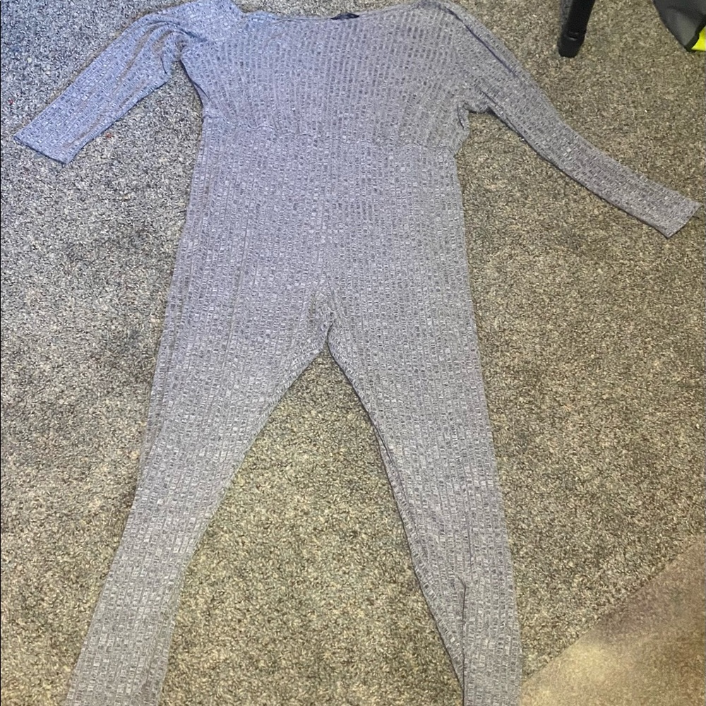 Shein gray jumpsuit 4x
